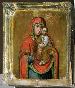 Ikona Matki Boskiej Kijowsko-Bratskiej, XVIII wiek autorstwa Anonymous Russian icon painter