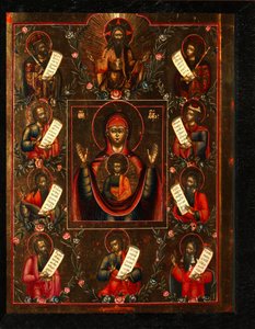 Matka Boża Kursk, początek XIX wieku. autorstwa Anonymous Russian icon painter