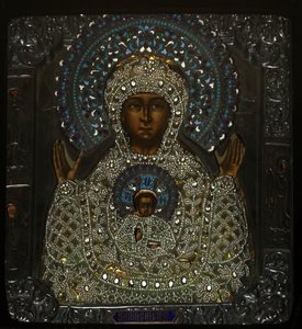 Matka Boża Znaku, początek XVIII wieku. autorstwa Anonymous Russian icon painter