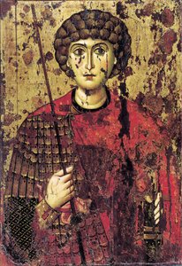 Święty Jerzy, XII wiek autorstwa Anonymous Russian icon painter