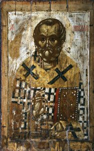 Święty Mikołaj, XIV wiek autorstwa Anonymous Russian icon painter