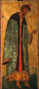 Święty książę Borys, XV w. autorstwa Anonymous Russian icon painter