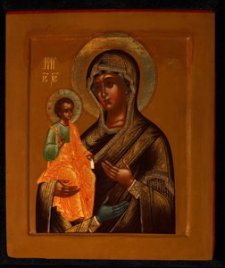 Trójręczna Matka Boża, początek XX wieku. autorstwa Anonymous Russian icon painter