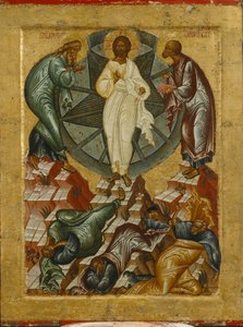 Przemienienie Jezusa, 1497 autorstwa Anonymous Russian icon painter