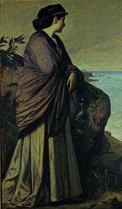 Nad brzegiem morza (nowoczesna Ifigenia) autorstwa Anselm Feuerbach