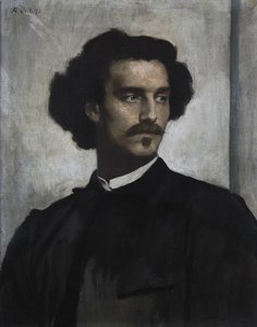 Autoportret, 1873 autorstwa Anselm Feuerbach