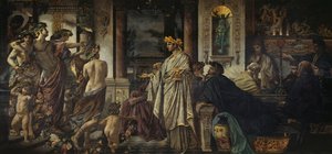 Druga wersja Sympozjum, ok. 1871-1874 autorstwa Anselm Feuerbach