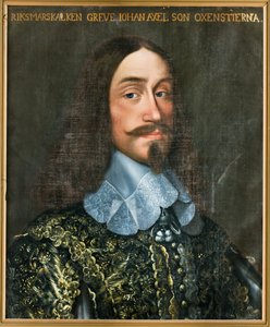 Portret hrabiego Johana Axelssona Oxenstierny 1611-1657. autorstwa Anselm van Hulle
