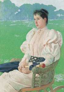 Portret damy autorstwa Anselmo Guinea