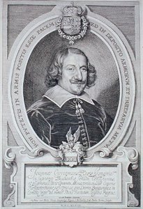 Johann Cuyermans, z „Portraits des Hommes Illustres”, sztychowanej przez Paulusa Pontiusa (1603-58), wydana w 1706 r. (rycina)
