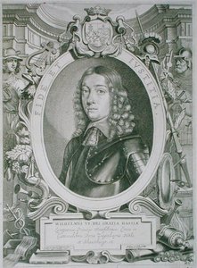 Wilhelm VI (1629-63) Landgraf Hesji-Cassel, z „Portraits des Hommes Illustres”, sztych. T. Matham, opublikowany 1706 (ryc.)