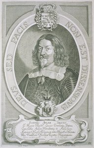 Johann Adler Salvius (1590-1652) z „Portretów wybitnych ludzi”, sztychowanych przez Petrusa de Iode, wydana w 1706 r.