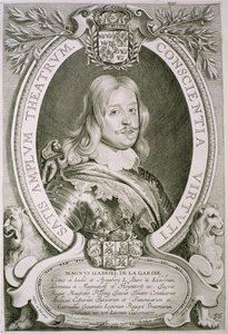 Magnus Gabriel (1622-86) Count de la Gardie, z „Portraits des Hommes Illustres”, ryty przez Petrusa de Iode, opublikowany 1706