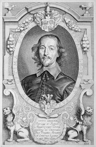Otto von Guericke (1602-86) z „Portretów wybitnych ludzi”, wydana w 1706 r.
