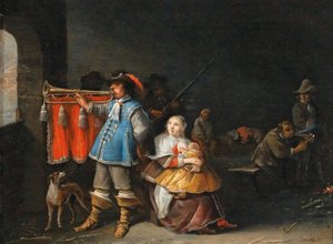 Wnętrze wartowni autorstwa Anthonie Palamedesz.