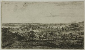 Miasto w dolinie autorstwa Anthonie Waterloo