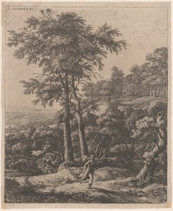 Apollo i Daphne, XVII wiek. autorstwa Anthonie Waterloo