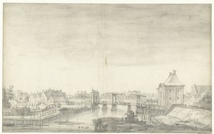 Trzeci Heiligewegspoort w Amsterdamie autorstwa Anthonie Waterloo