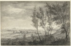 Widok z wydm Haarlemu autorstwa Anthonie Waterloo