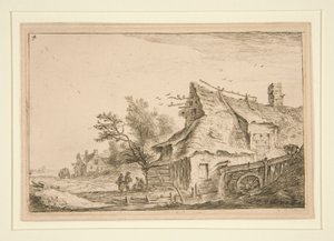 Wieś przy Młynie autorstwa Anthonie Waterloo