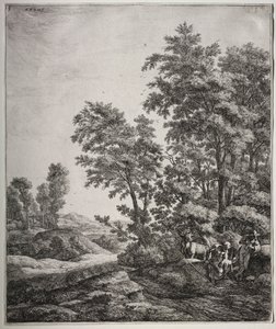 Merkury i Argus. autorstwa Anthonie Waterloo