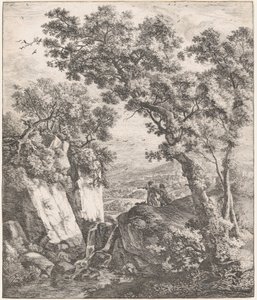 Tobiasz i Anioł, XVII wiek. autorstwa Anthonie Waterloo