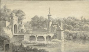 Brama Velper w Arnhem autorstwa Anthonie Waterloo
