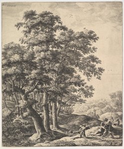 Wenus i Adonis. autorstwa Anthonie Waterloo