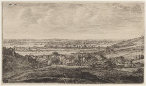 Wioska w dolinie autorstwa Anthonie Waterloo and Johannes Ruischer