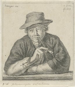 palacz Hodowca ryb Schevingsche (tytuł na obiekcie) autorstwa Anthonie Willem Hendrik Nolthenius de Man