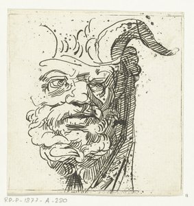 Głowa satyra autorstwa Anthonie van den Bos