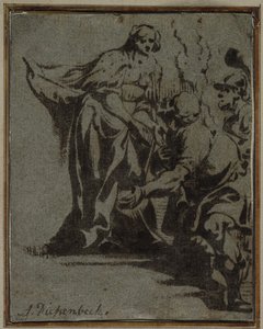 Scena z mitologii klasycznej, 1600s.