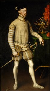 Maksymilian II Habsburga - Portret cesarza Maksymiliana II Austrii (1527-1576) autorstwa Antonisa (Anthonisa) Mora (ok. 1517-1577)