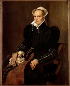 Portret żony artysty Obraz Antonio Moro (1517-1575) Madryt XVI w., Muzeum Prado