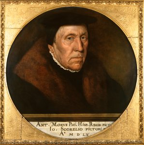 Jan van Scorel (1495-1562) 1560 (olej na panelu) autorstwa Anthonis van Dashorst Mor
