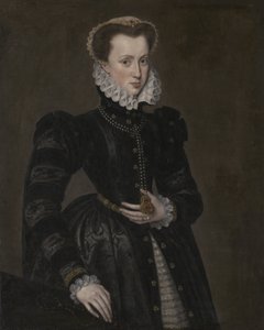 Portret damy dworskiej, 1560-70 autorstwa Anthonis van Dashorst Mor