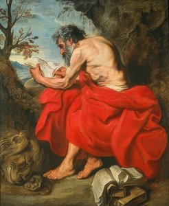 Święty Jerome. Około 1615/16 r. autorstwa Anthony van Dyck
