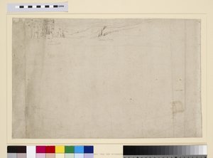Lambeth, z „Panorama Londynu”, ok. 1544 (pióro, atrament i ołówek na papierze) autorstwa Anthonis van den Wyngaerde