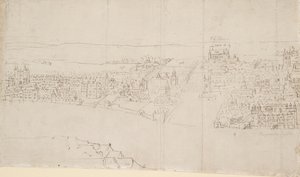 Panorama Londynu widziana z Southwark: Durham House do Barnard