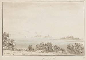 Hurst Castle (atrament i toaleta na papierze)