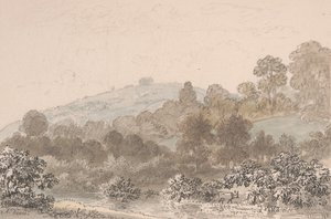 Paisagem com riacho em foregroundpolish autorstwa Anthony Devis