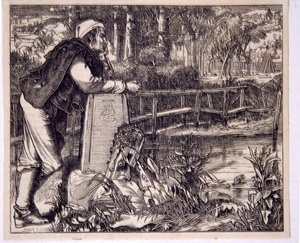 Stary Czartysta autorstwa Anthony Frederick Augustus Sandys