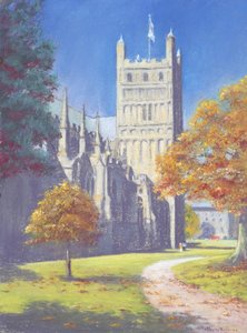 Katedra w Exeter – Wieża Północna, 2003 r. autorstwa Anthony Rule
