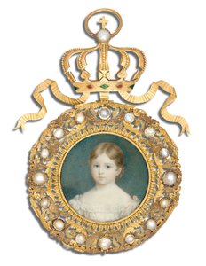 Królowa Wiktoria jako dziecko, 1825 autorstwa Anthony Stewart