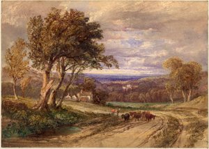 Przeorat Lanercost autorstwa Anthony Vandyke Copley Fielding