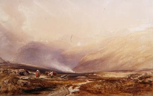 Snowdon autorstwa Anthony Vandyke Copley Fielding