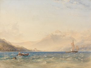 Głowa Loch Fyne z zamkiem Dindarra