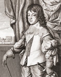 Król Anglii Karol II jako dziecko autorstwa Anthony van (after) Dyck