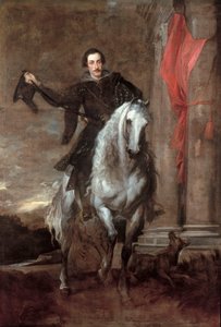 Anton Giulio Brignole-Sale na koniu autorstwa Anthony van Dyck