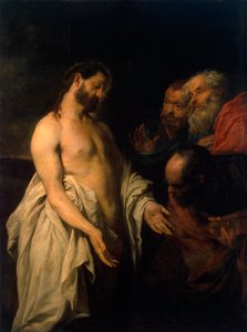 Pojawienie się Chrystusa swoim uczniom, 1625-1626. autorstwa Anthony van Dyck